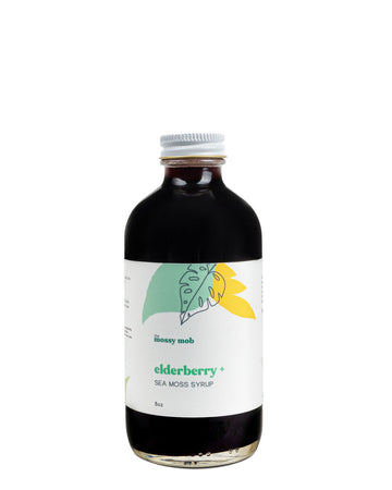 Elderberry + Sea Moss Syrup.