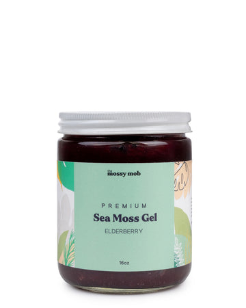 Elderberry Wildcrafted Irish Sea Moss Gel.