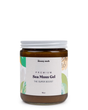 The SUPER BOOST: Infused Wildcrafted Irish Sea Moss Gel.